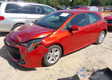 2019 Toyota Corolla Se z USA, uszkodzony, nr VIN JTNK4RBE4K3026575